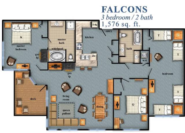 Falcons Floor Plan